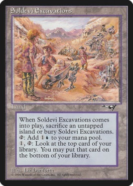 naokuroshop MTG [ALL][143][土地][R][EN][Soldevi Excavations] NM