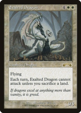 naokuroshop MTG [EXO][006][白][R][JP][高みのドラゴン/Exalted Dragon] NM