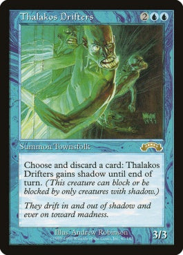 naokuroshop MTG [EXO][047][青][R][JP][サラカスの流れ者/Thalakos Drifters] NM