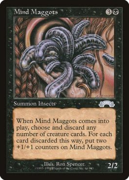 naokuroshop MTG [EXO][066][黒][U][JP][精神蛆/Mind Maggots] NM