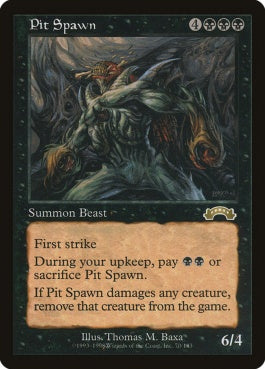 naokuroshop MTG [EXO][070][黒][R][EN][奈落の落とし子/Pit Spawn] NM