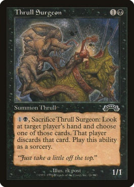 naokuroshop MTG [EXO][076][黒][C][JP][スラルの外科医/Thrull Surgeon] NM