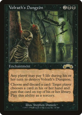 naokuroshop MTG [EXO][078][黒][R][JP][ヴォルラスの地下牢/Volrath's Dungeon] NM