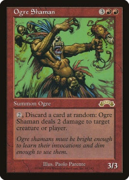 naokuroshop MTG [EXO][091][赤][R][JP][オーガのシャーマン/Ogre Shaman] NM