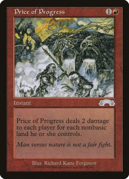 naokuroshop MTG [EXO][095][赤][U][JP][発展の代価/Price of Progress] NM