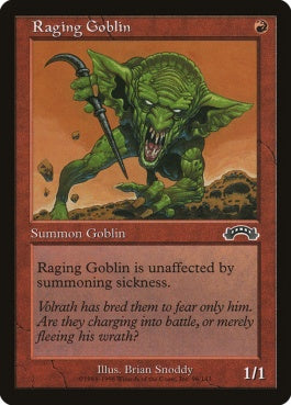 naokuroshop MTG [EXO][096][赤][C][JP][怒り狂うゴブリン/Raging Goblin] NM