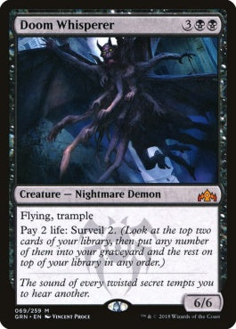 naokuroshop MTG [GRN][069][黒][M][EN][破滅を囁くもの/Doom Whisperer] NM