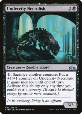 naokuroshop MTG [GRN][087][黒][U][EN][地底街のネクロリスク/Undercity Necrolisk] NM