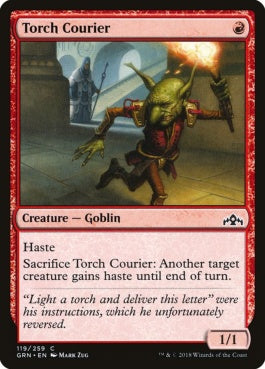 naokuroshop MTG [GRN][119][赤][C][EN][松明の急使/Torch Courier] NM