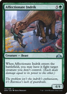 naokuroshop MTG [GRN][121][緑][U][EN][優しいインドリク/Affectionate Indrik] NM