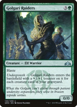 naokuroshop MTG [GRN][130][緑][U][EN][ゴルガリの略奪者/Golgari Raiders] NM