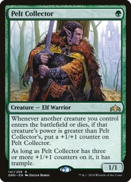 naokuroshop MTG [GRN][141][緑][R][EN][生皮収集家/Pelt Collector] NM