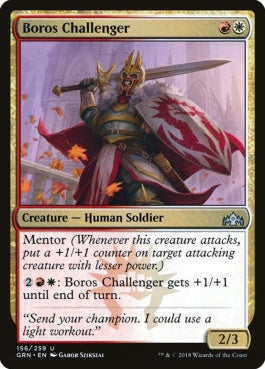 naokuroshop MTG [GRN][156][多][U][EN][ボロスの挑戦者/Boros Challenger] NM