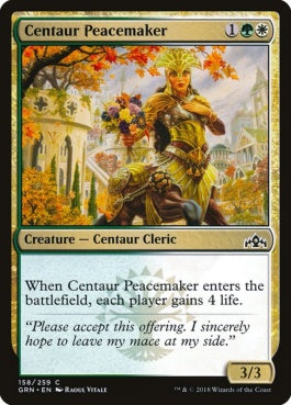 naokuroshop MTG [GRN][158][多][C][EN][ケンタウルスの仲裁者/Centaur Peacemaker] NM