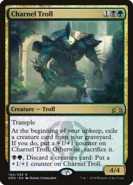 naokuroshop MTG [GRN][160][多][R][EN][納骨堂のトロール/Charnel Troll] NM