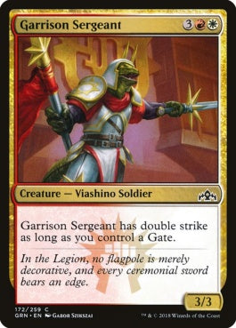 naokuroshop MTG [GRN][172][多][C][EN][駐屯地の兵長/Garrison Sergeant] NM