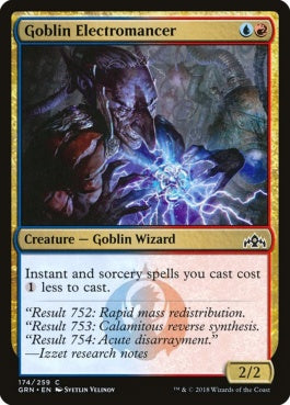 naokuroshop MTG [GRN][174][多][C][EN][ゴブリンの電術師/Goblin Electromancer] NM