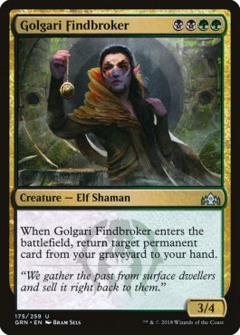 naokuroshop MTG [GRN][175][多][U][EN][ゴルガリの拾売人/Golgari Findbroker] NM