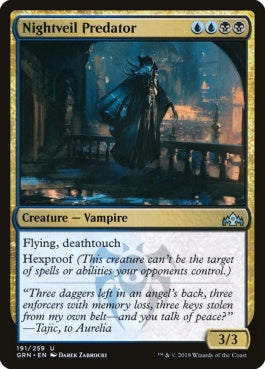 naokuroshop MTG [GRN][191][多][U][EN][夜帷の捕食者/Nightveil Predator] NM