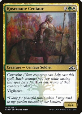 naokuroshop MTG [GRN][197][多][C][EN][薔薇たてがみのケンタウルス/Rosemane Centaur] NM