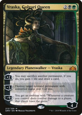 naokuroshop MTG [GRN][213][多][M][EN][ゴルガリの女王、ヴラスカ/Vraska, Golgari Queen] NM