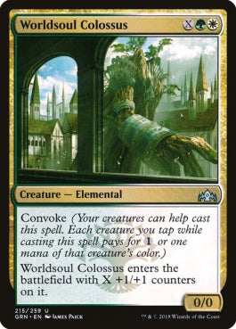 naokuroshop MTG [GRN][215][多][U][EN][世界魂の巨像/Worldsoul Colossus] NM