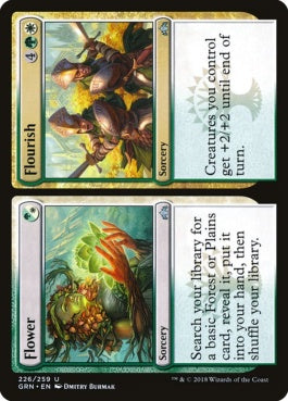 naokuroshop MTG [GRN][226][多][U][EN][開花_華麗/Flower_Flourish] NM