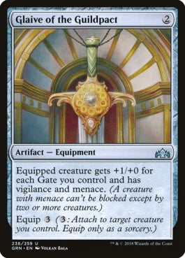 naokuroshop MTG [GRN][236][茶][U][EN][ギルドパクトの大剣/Glaive of the Guildpact] NM