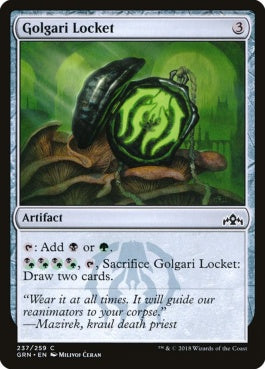 naokuroshop MTG [GRN][237][茶][C][EN][ゴルガリのロケット/Golgari Locket] NM