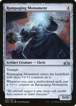 naokuroshop MTG [GRN][239][茶][U][EN][猛り狂う聖像/Rampaging Monument] NM