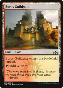 naokuroshop MTG [GRN][243][土地][C][EN][ボロスのギルド門/Boros Guildgate] NM