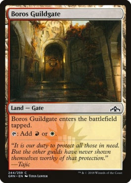 naokuroshop MTG [GRN][244][土地][C][EN][ボロスのギルド門/Boros Guildgate] NM