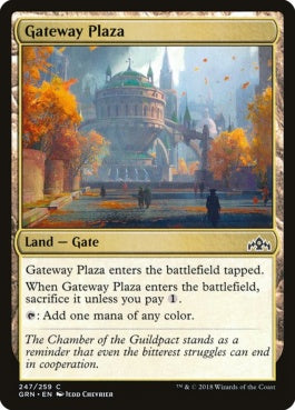 naokuroshop MTG [GRN][247][土地][C][EN][ギルド門通りの公有地/Gateway Plaza] NM