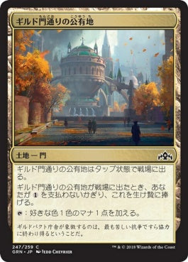 naokuroshop MTG [GRN][247][土地][C][JP][ギルド門通りの公有地/Gateway Plaza] NM