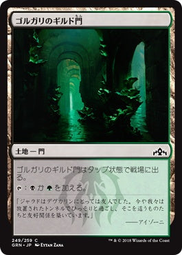 naokuroshop MTG [GRN][249][土地][C][JP][ゴルガリのギルド門/Golgari Guildgate] NM