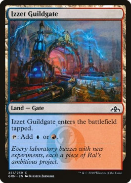 naokuroshop MTG [GRN][251][土地][C][EN][イゼットのギルド門/Izzet Guildgate] NM