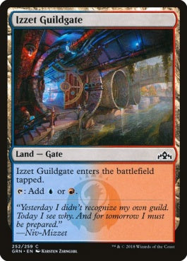 naokuroshop MTG [GRN][252][土地][C][EN][イゼットのギルド門/Izzet Guildgate] NM