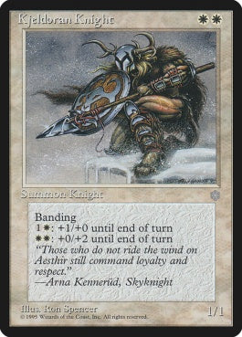 naokuroshop MTG [ICE][036][白][R][EN][Kjeldoran Knight] NM