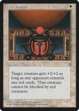 naokuroshop MTG [ICE][049][白][U][EN][Red Scarab] NM