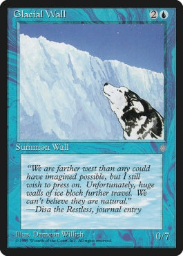 naokuroshop MTG [ICE][071][青][U][EN][Glacial Wall] NM