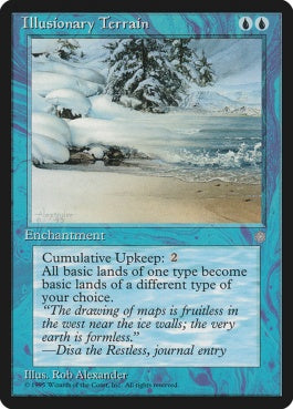 naokuroshop MTG [ICE][077][青][U][EN][Illusionary Terrain] NM