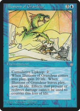 naokuroshop MTG [ICE][079][青][R][EN][Illusions of Grandeur] NM