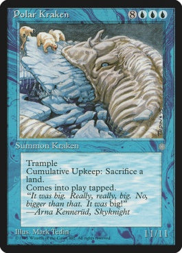 naokuroshop MTG [ICE][089][青][R][EN][Polar Kraken] NM