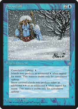 naokuroshop MTG [ICE][101][青][C][EN][Snowfall] NM