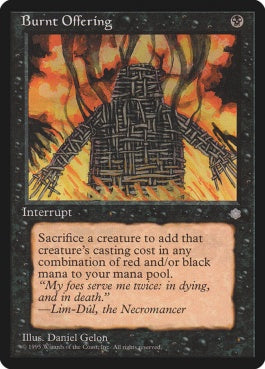 naokuroshop MTG [ICE][116][黒][C][EN][Burnt Offering] NM