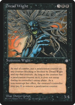 naokuroshop MTG [ICE][122][黒][R][EN][Dread Wight] NM