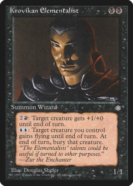 naokuroshop MTG [ICE][139][黒][U][EN][Krovikan Elementalist] NM