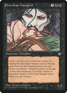 naokuroshop MTG [ICE][141][黒][U][EN][Krovikan Vampire] NM