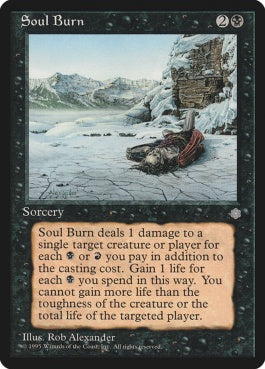 naokuroshop MTG [ICE][161][黒][C][EN][Soul Burn] NM