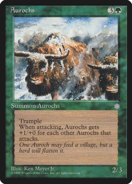 naokuroshop MTG [ICE][225][緑][C][EN][Aurochs] NM